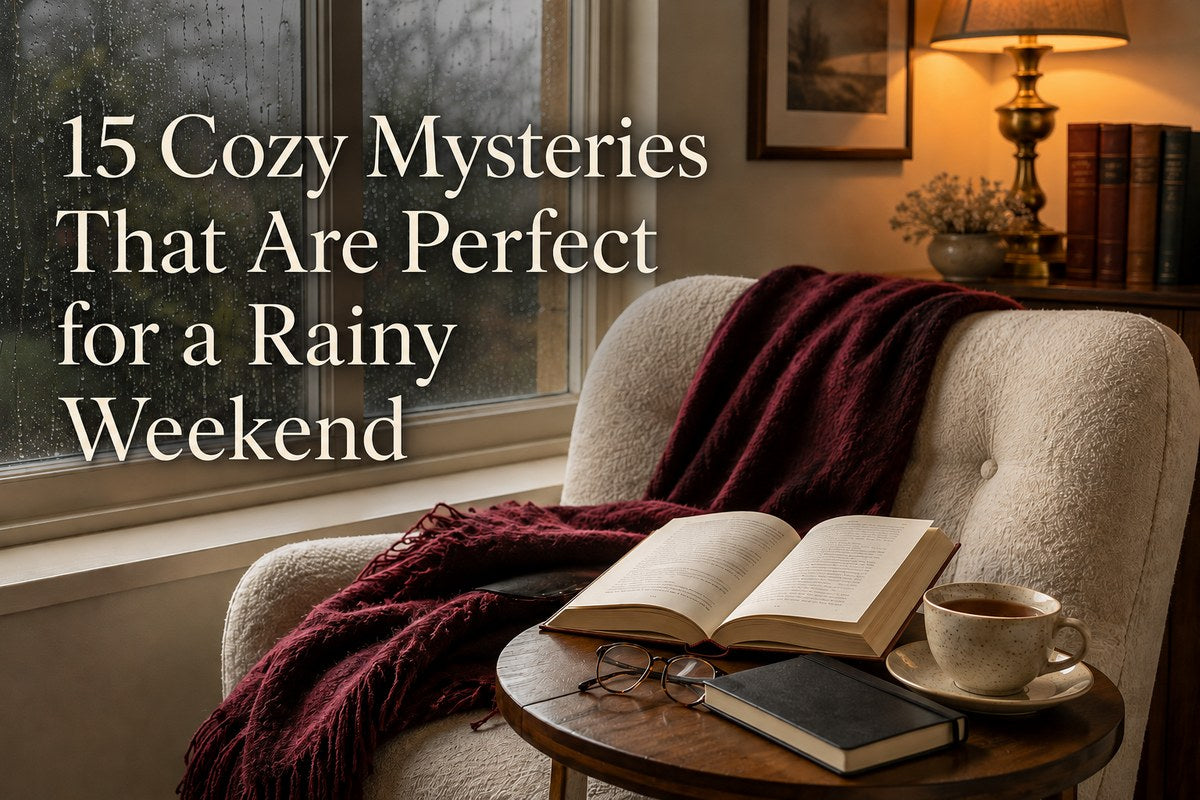 15 cozy mysteries that are perfect for a rainy weekend