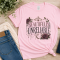 Beautifully Unreliable Shirt, Dark Romance T-Shirt, Gothic Book Lover Gift, Psychological Thriller Reader Tee, Dark Academia Shirt