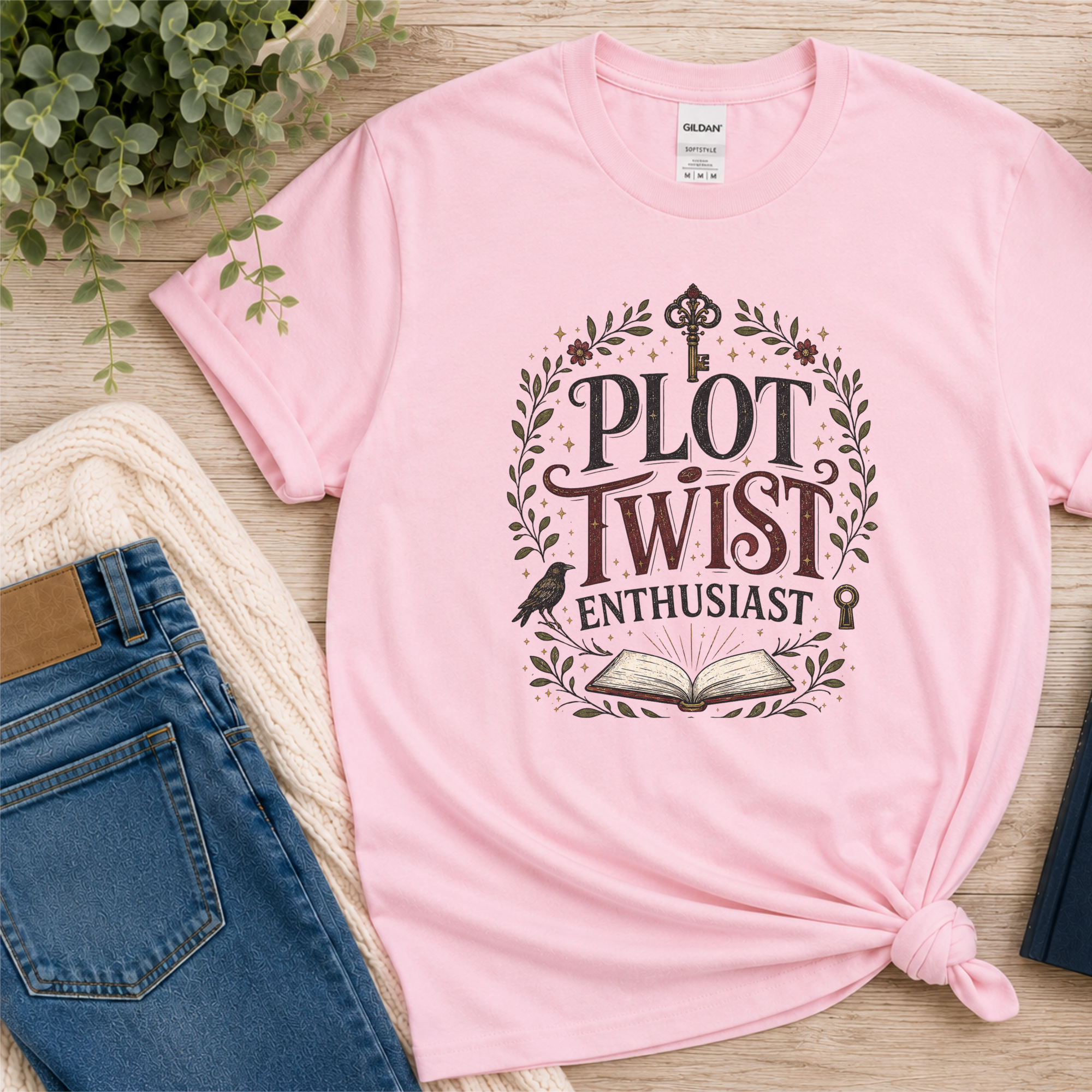 Thriller Reader T-Shirt, Plot Twist Enthusiast Shirt, Mystery Book Lover Gift, Psychological Thriller Tee, Book Club Apparel