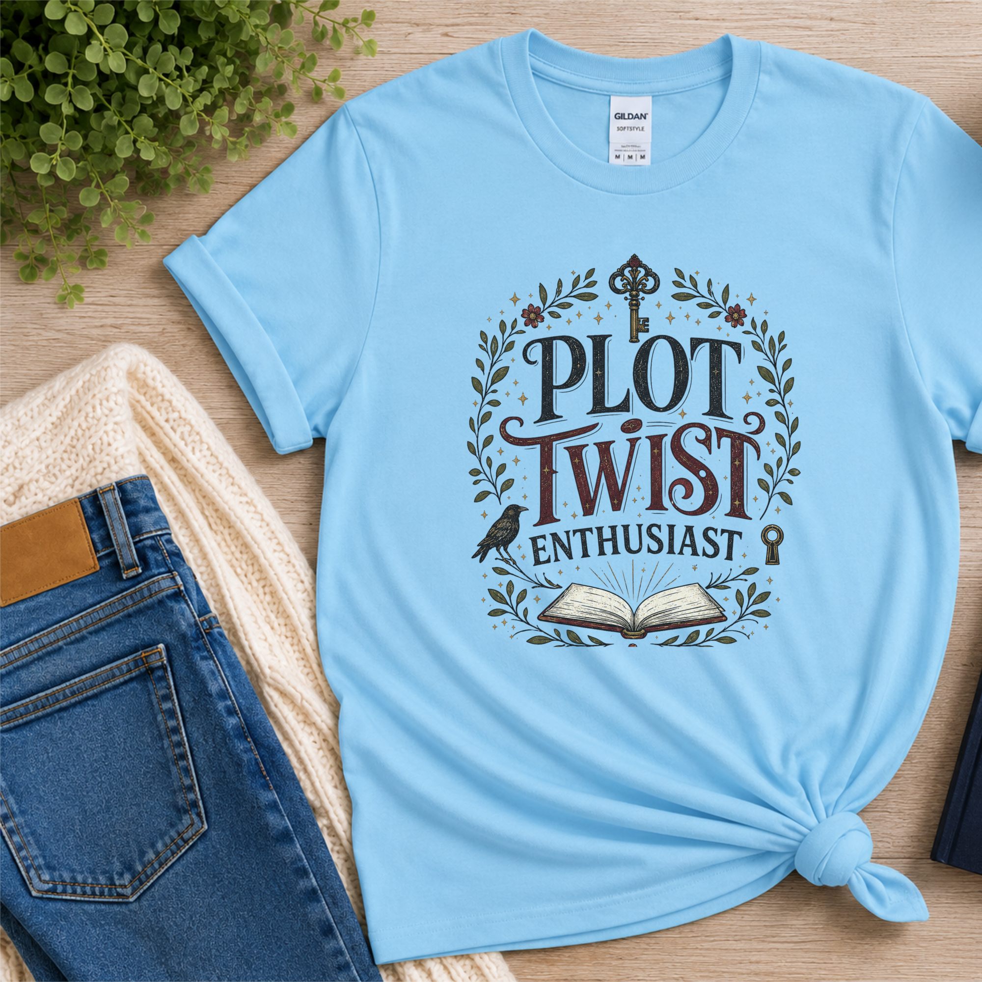 Thriller Reader T-Shirt, Plot Twist Enthusiast Shirt, Mystery Book Lover Gift, Psychological Thriller Tee, Book Club Apparel