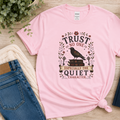 Trust No One T-Shirt, Psychological Thriller Reader Gift, Quiet Character Shirt, Mystery Book Lover Tee
