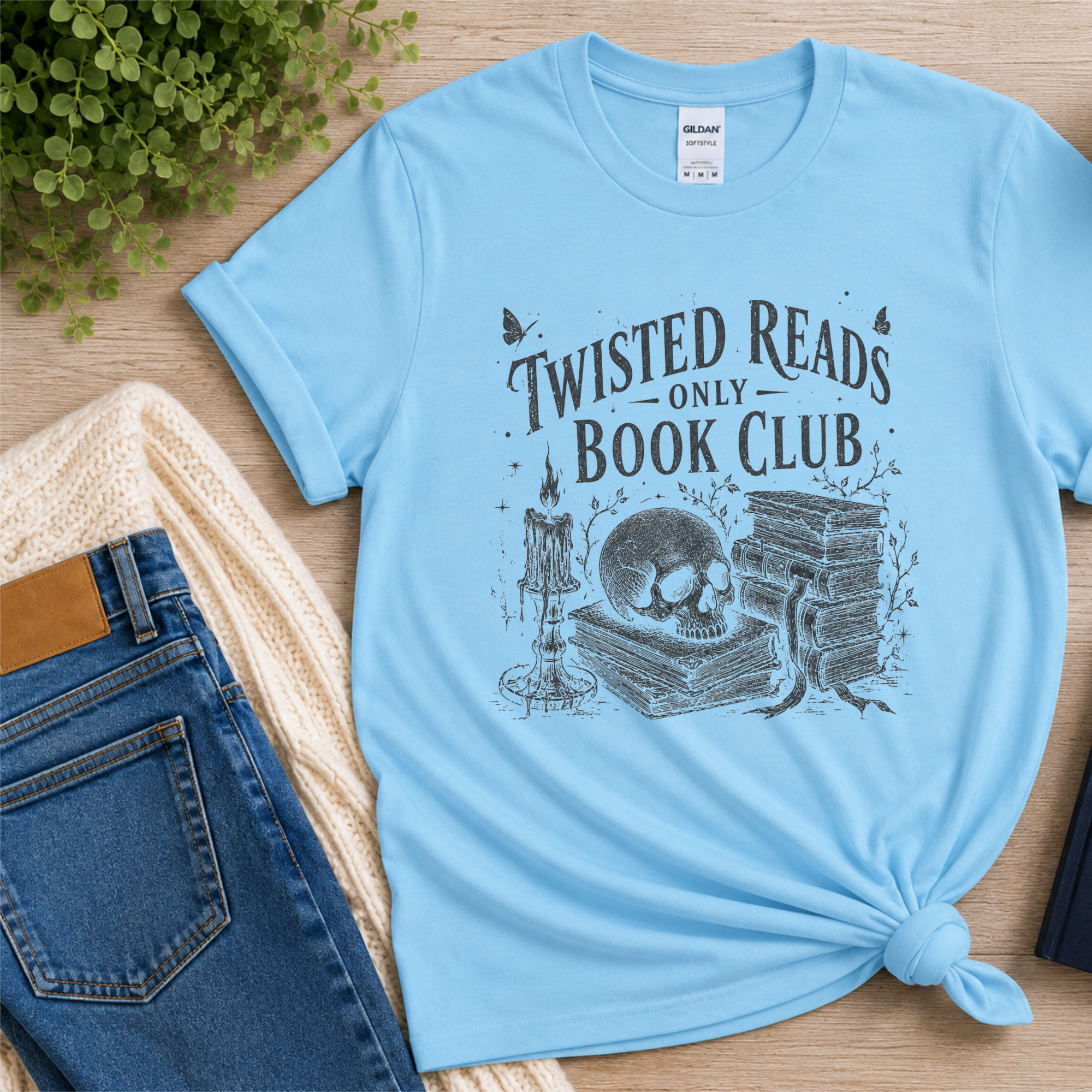 Twisted Reads Only Book Club Shirt, Thriller Book Club T Shirt, Gothic Book Lover Gift, Dark Academia Reader Tee, Horror Reader
