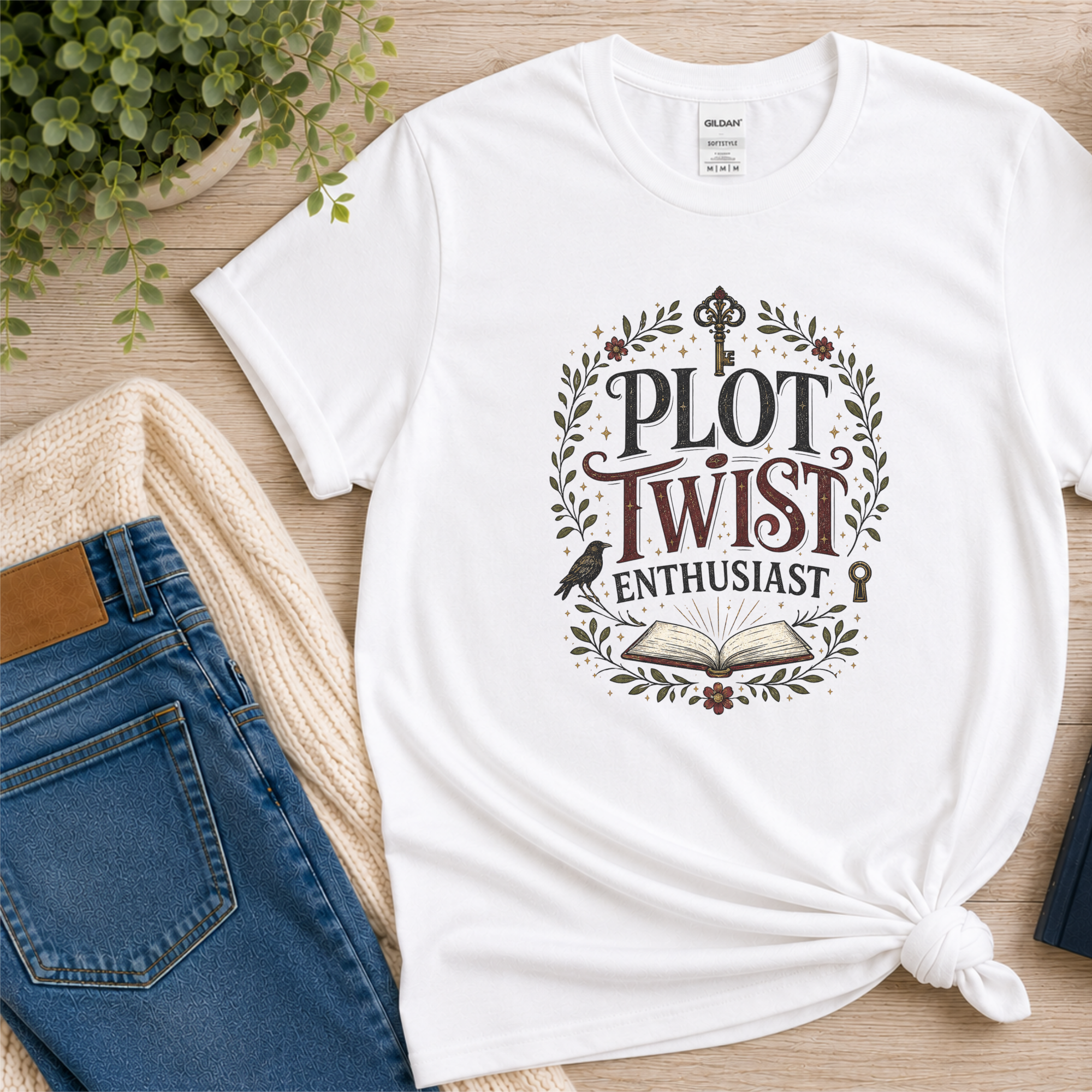 Thriller Reader T-Shirt, Plot Twist Enthusiast Shirt, Mystery Book Lover Gift, Psychological Thriller Tee, Book Club Apparel