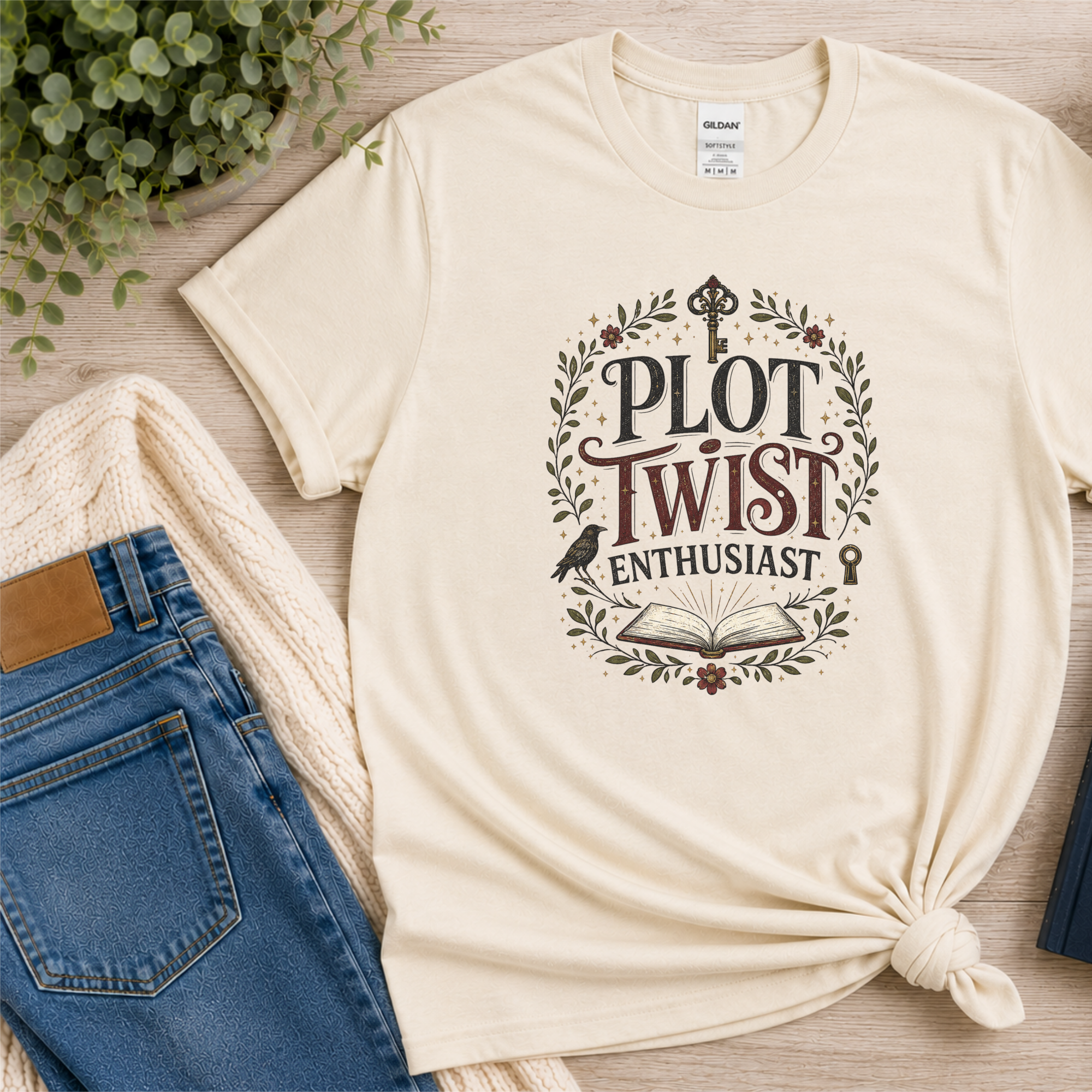 Thriller Reader T-Shirt, Plot Twist Enthusiast Shirt, Mystery Book Lover Gift, Psychological Thriller Tee, Book Club Apparel