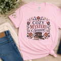 Cozy Mystery Season Shirt, Mystery Book Lover Gift, Book Club Shirt, Reading Shirt, Folk Art Bookish Tee, Cozy Reader Gift