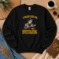 I Read Like I’m Investigating Sweatshirt, Mystery Reader Gift, Thriller Book Lover Shirt, Vintage Detective Bookish Crewneck