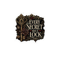 Every Secret Has a Lock Sticker, Gothic Book Sticker, Mystery Reader Vinyl Sticker, Dark Academia Laptop Sticker